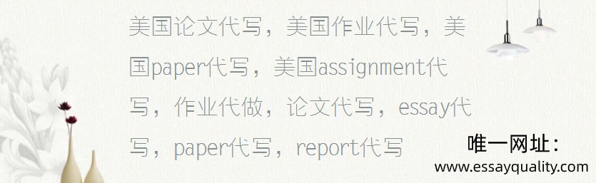 美国论文代写,美国作业代写,美国paper代写