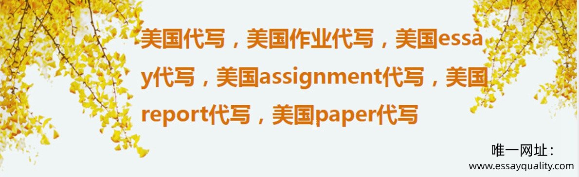 美国代写，美国作业代写，美国essay代写
