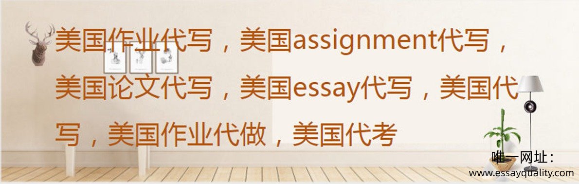 美国作业代写，美国assignment代写，美国论文代写